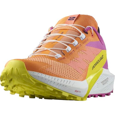 Salomon Sense Ride Damen Trail-Laufschuhe, Dämpfung und Reaktivität, Vielseitiger Grip, Leichtgewichtiger Schaft, Bird Of Paradise, 41 1/3 im Sale